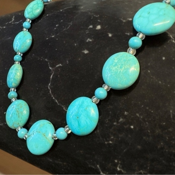 Blue Jadeite Necklace (18”) - Picture 4 of 8
